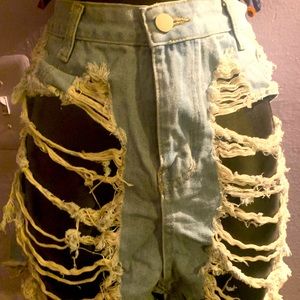 Cut up shorts